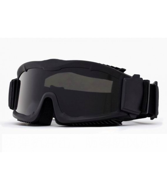 GAFA DE PROTECCION TACTICAL CON LENTES INTERCAMBIABLES Y FUNDA