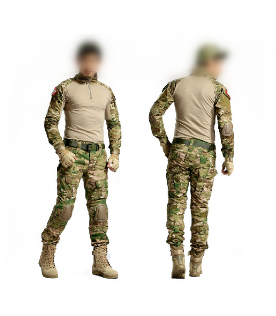 TRAJE MULTICAM CON PROTECCIONES