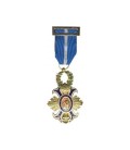 MEDALLA CRUZ DE OFICIAL DE LA ORDEN MERITO CIVIL ORO