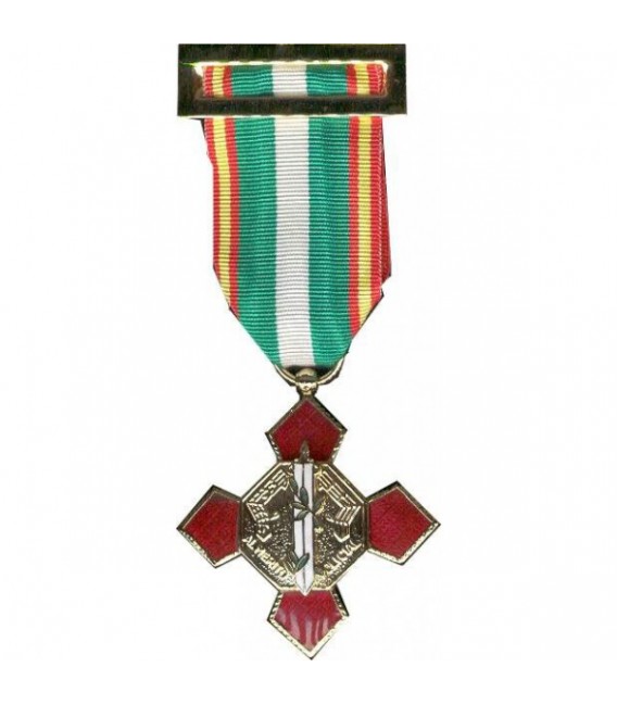 MEDALLA CRUZ AL MERITO POLICIAL DISTINTIVO ROJO