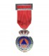 MEDALLA AL MERITO DE LA PROTECCION CIVIL DISTINTIVO ROJO PLATA