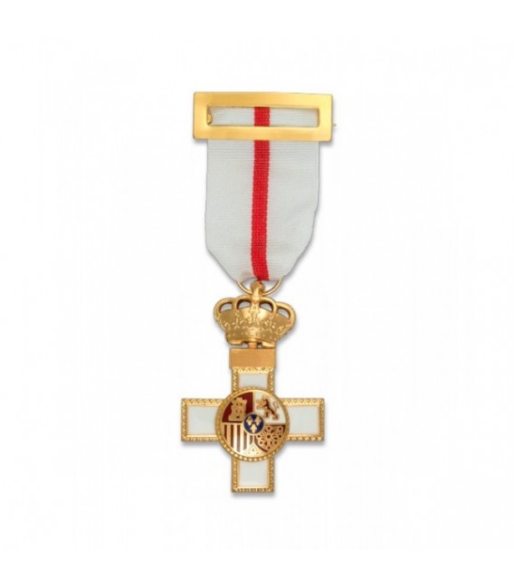 MEDALLA CRUZ DEL MERITO MILITAR DISTINTIVO BLANCO