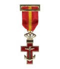 MEDALLA CRUZ DEL MERITO NAVAL DISTINTIVO ROJO